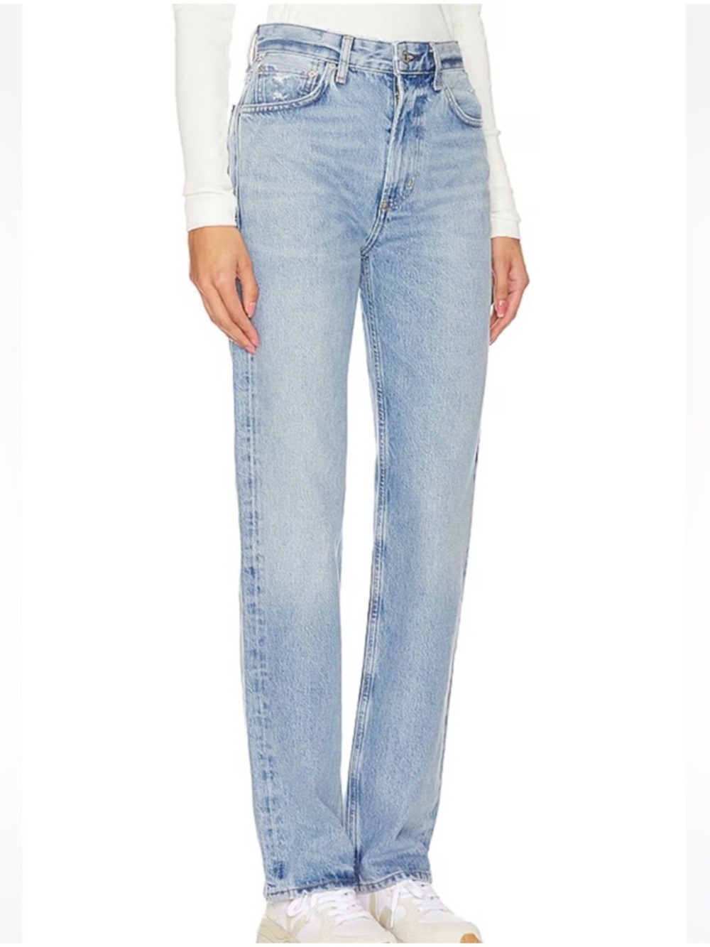 Citizens Of Humanity Zurie Jeans Straight Leg Light Wash High Rise Size 27 - Picture 5 of 16